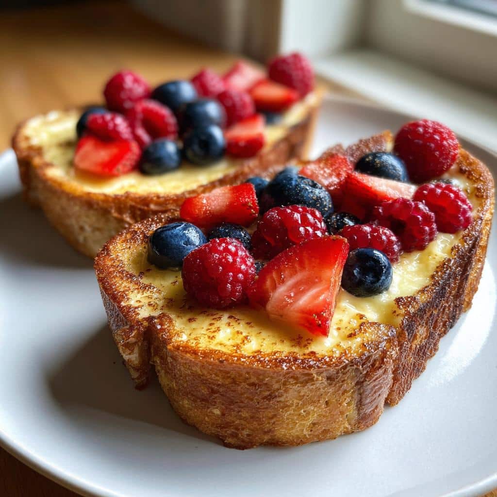 Custard yogurt toast - detail 3