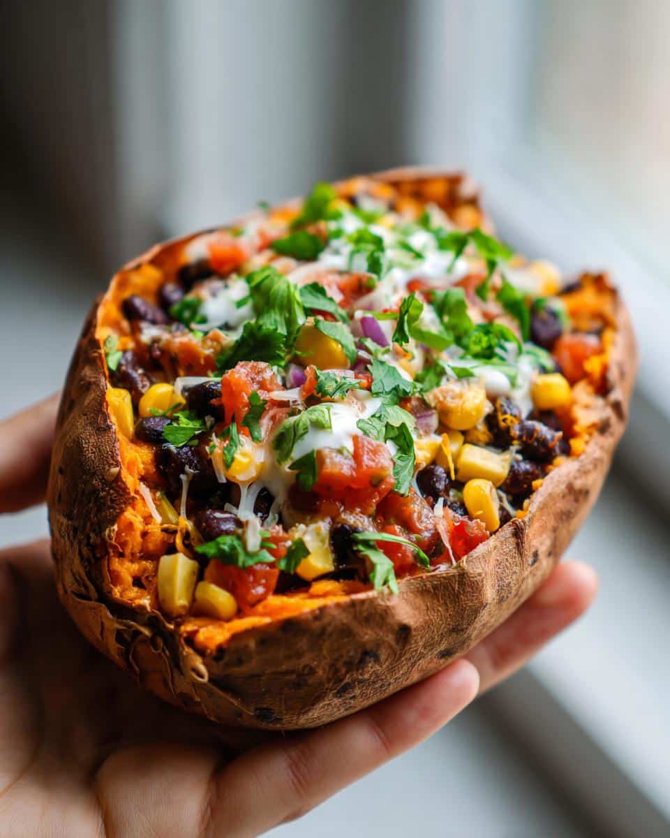 Loaded sweet potato - detail 2