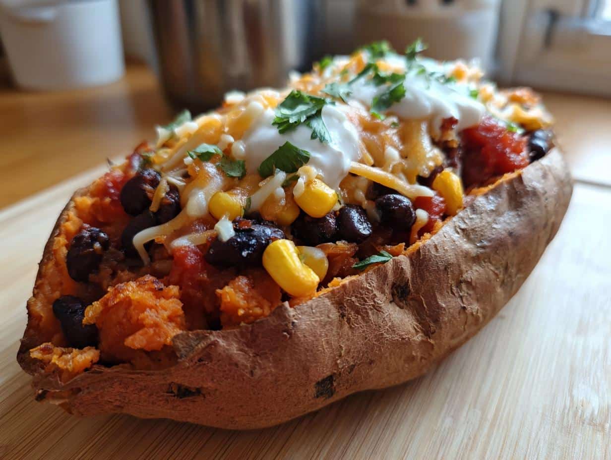 Loaded sweet potato