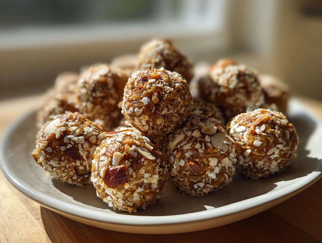 Low sugar protein balls