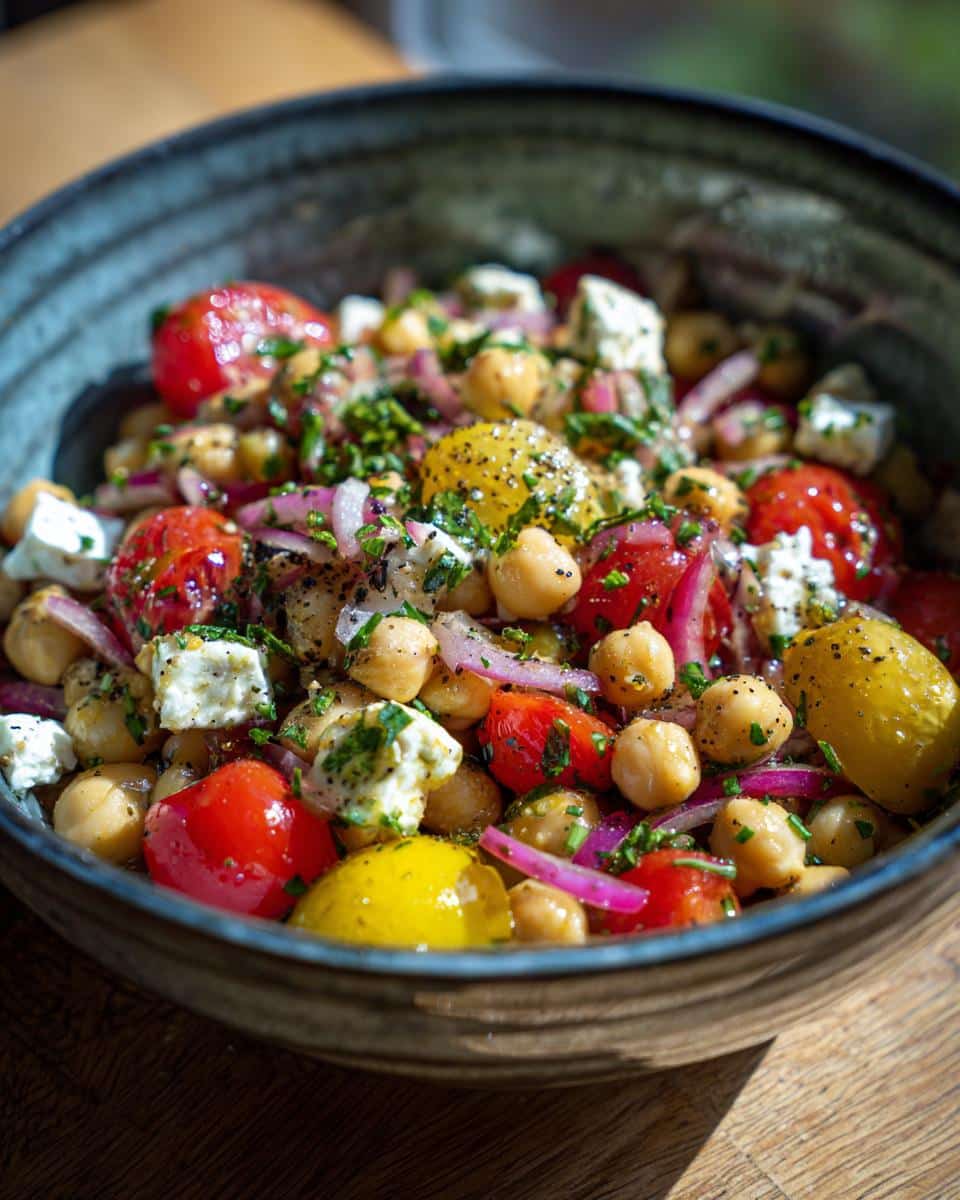 Mediterranean Chickpea Salad Recipe - detail 1