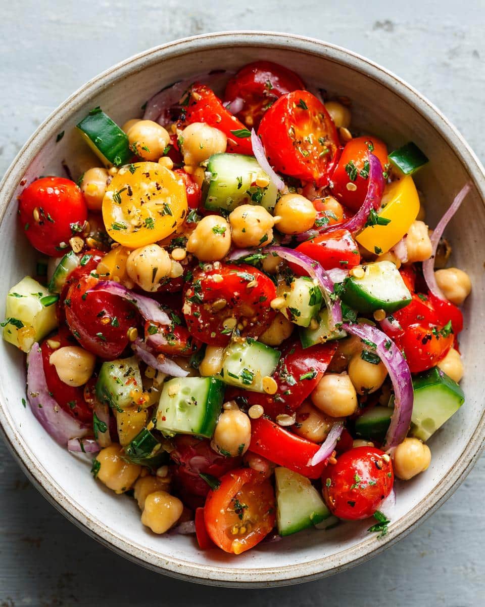 Mediterranean Chickpea Salad Recipe - detail 2