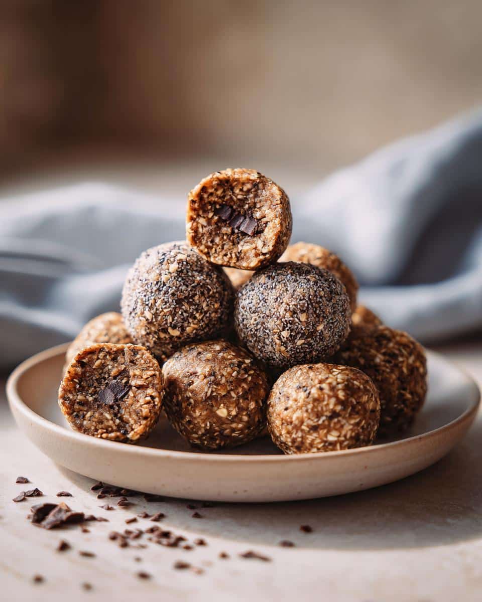 No bake protein energy balls - detail 1