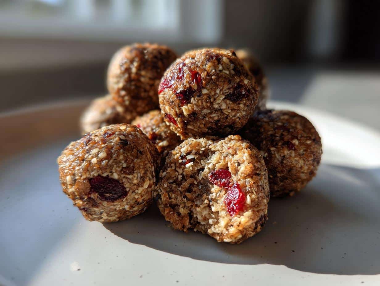 No bake protein energy balls