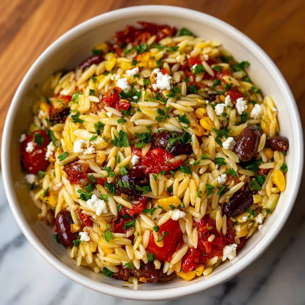 Orzo pasta salad - detail 3
