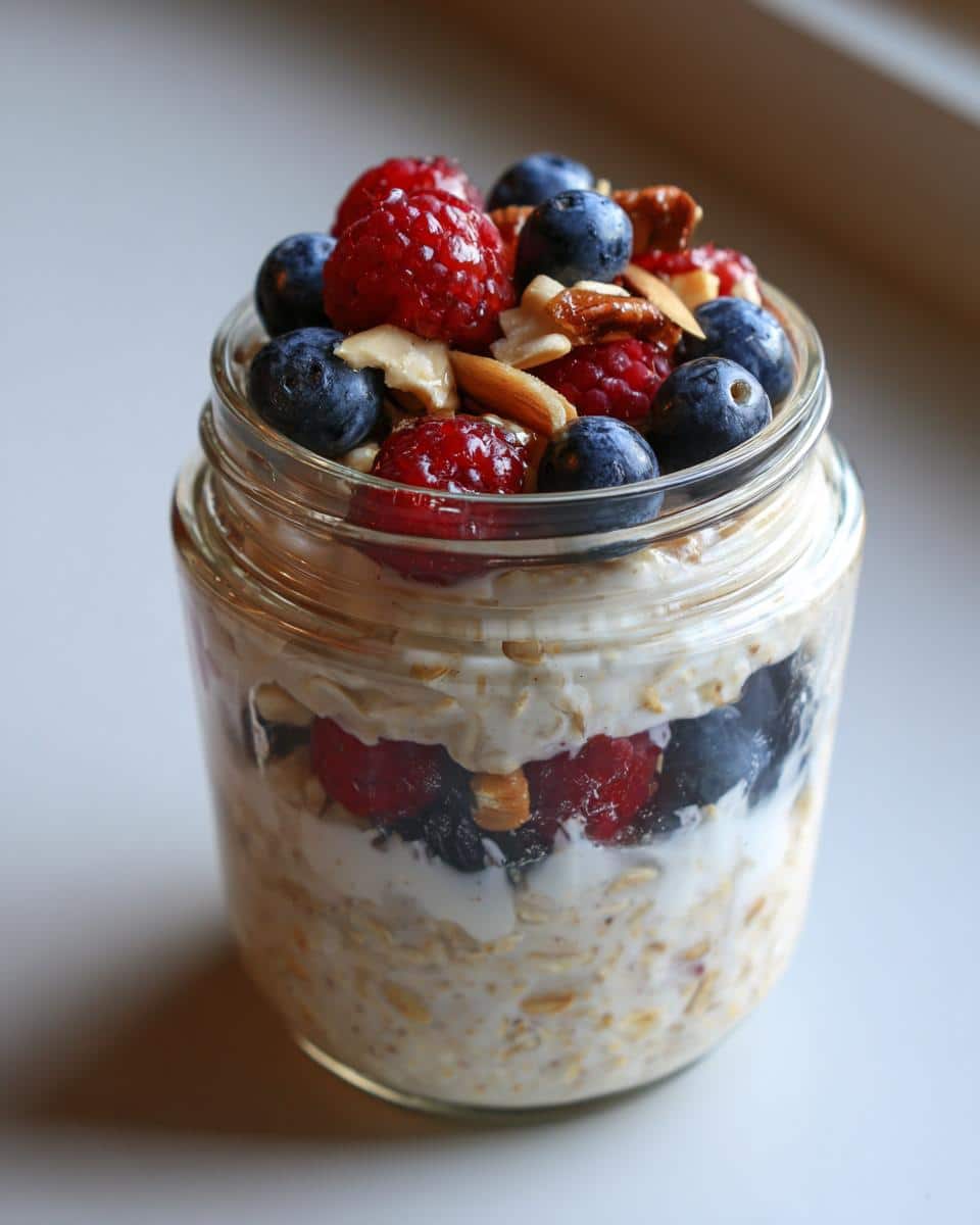 Overnight oats - detail 1