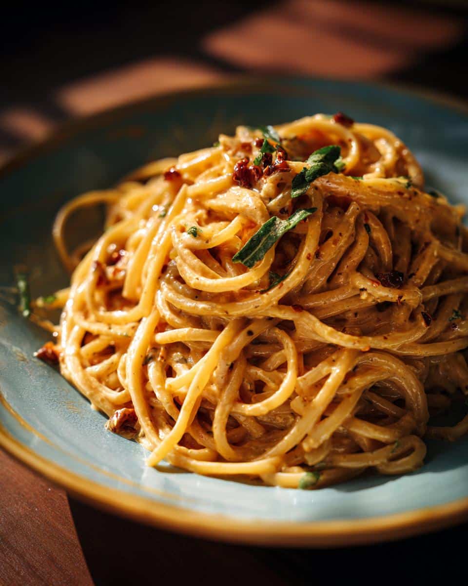 Peanut noodles - detail 1