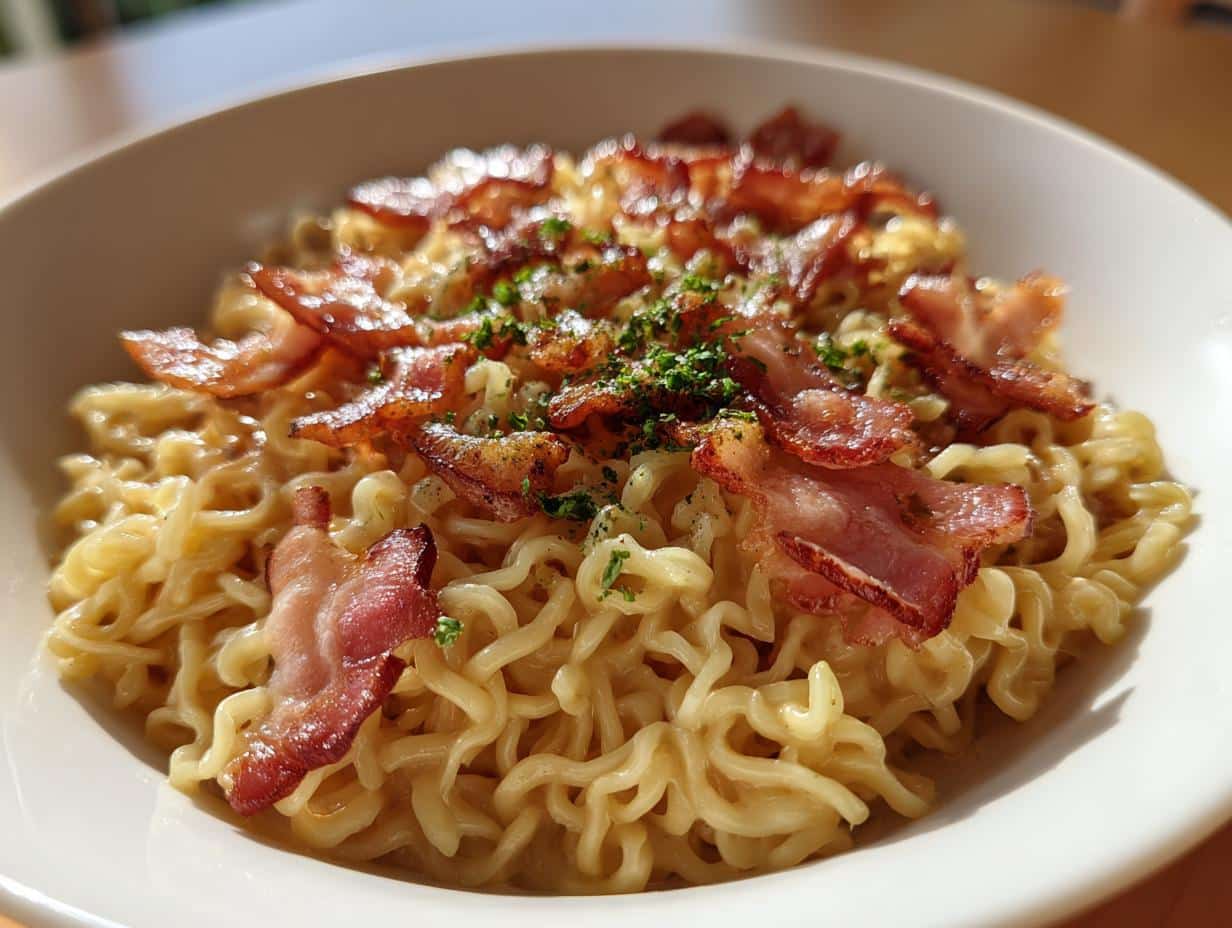 Ramen carbonara