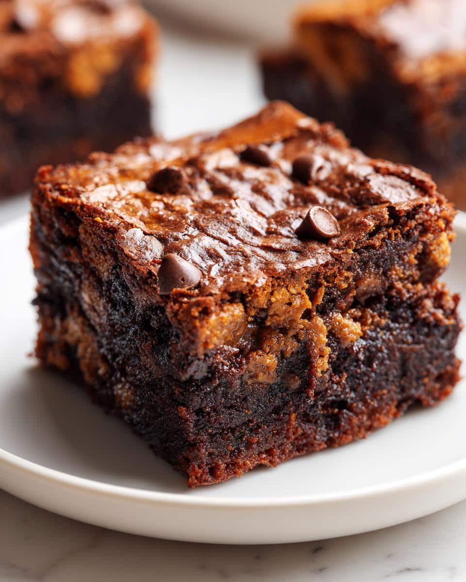 Sweet potato brownies - detail 1