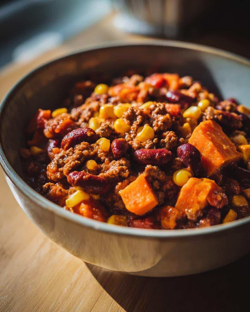 Sweet potato chili - detail 1