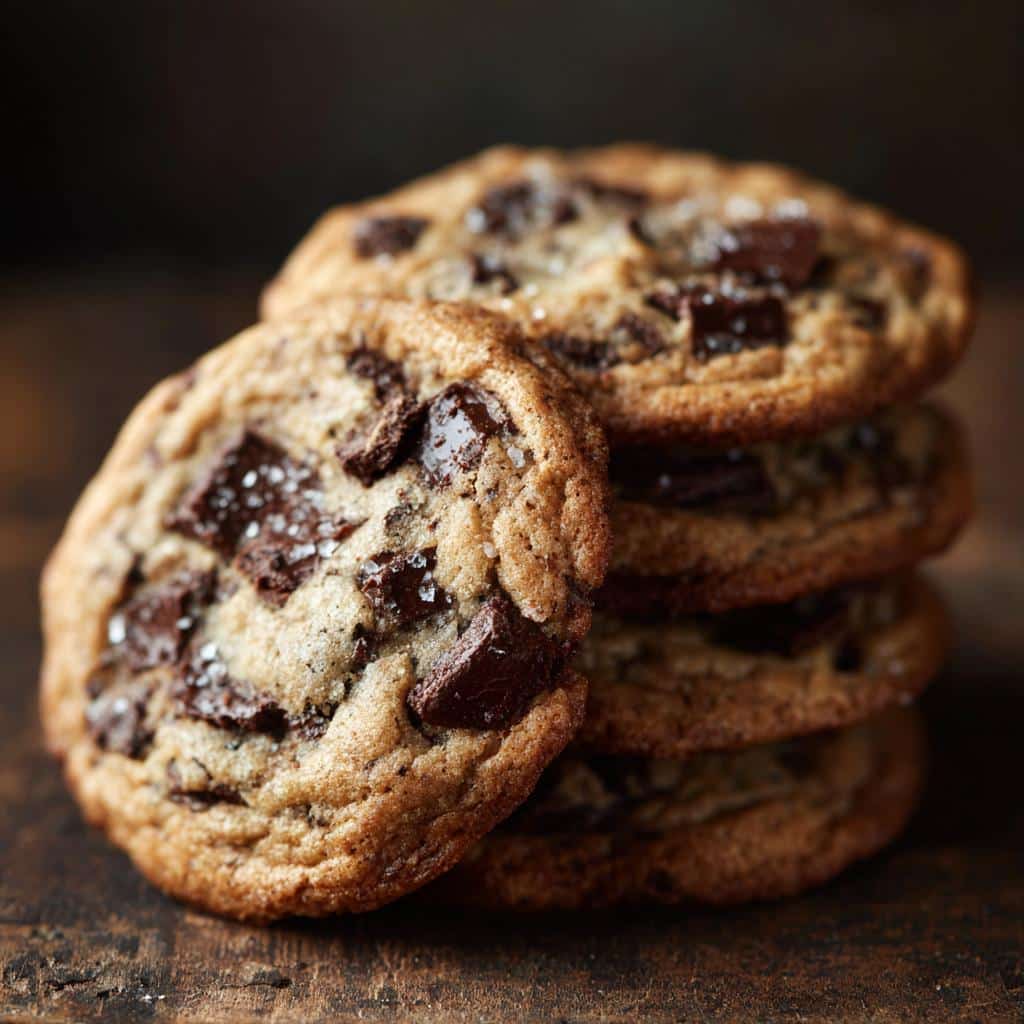 Vegan chocolate-chip cookie - detail 1