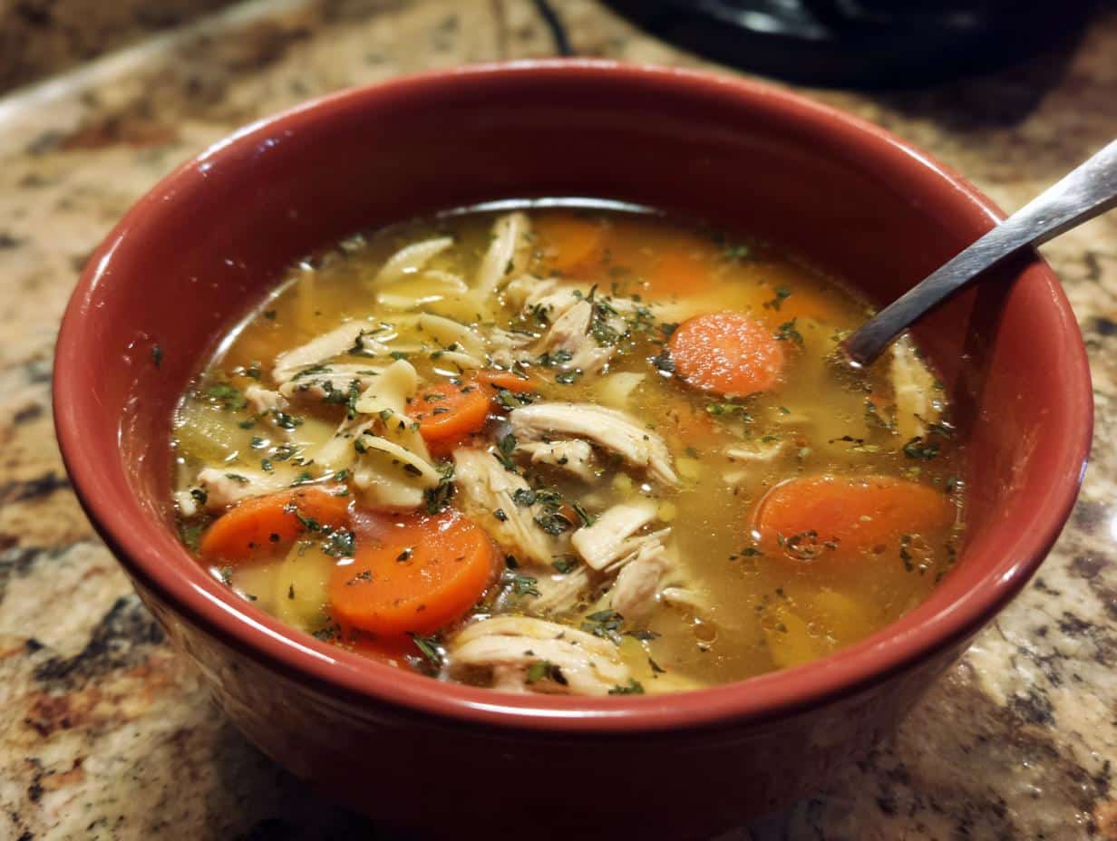 chicken noodle soup crock pot