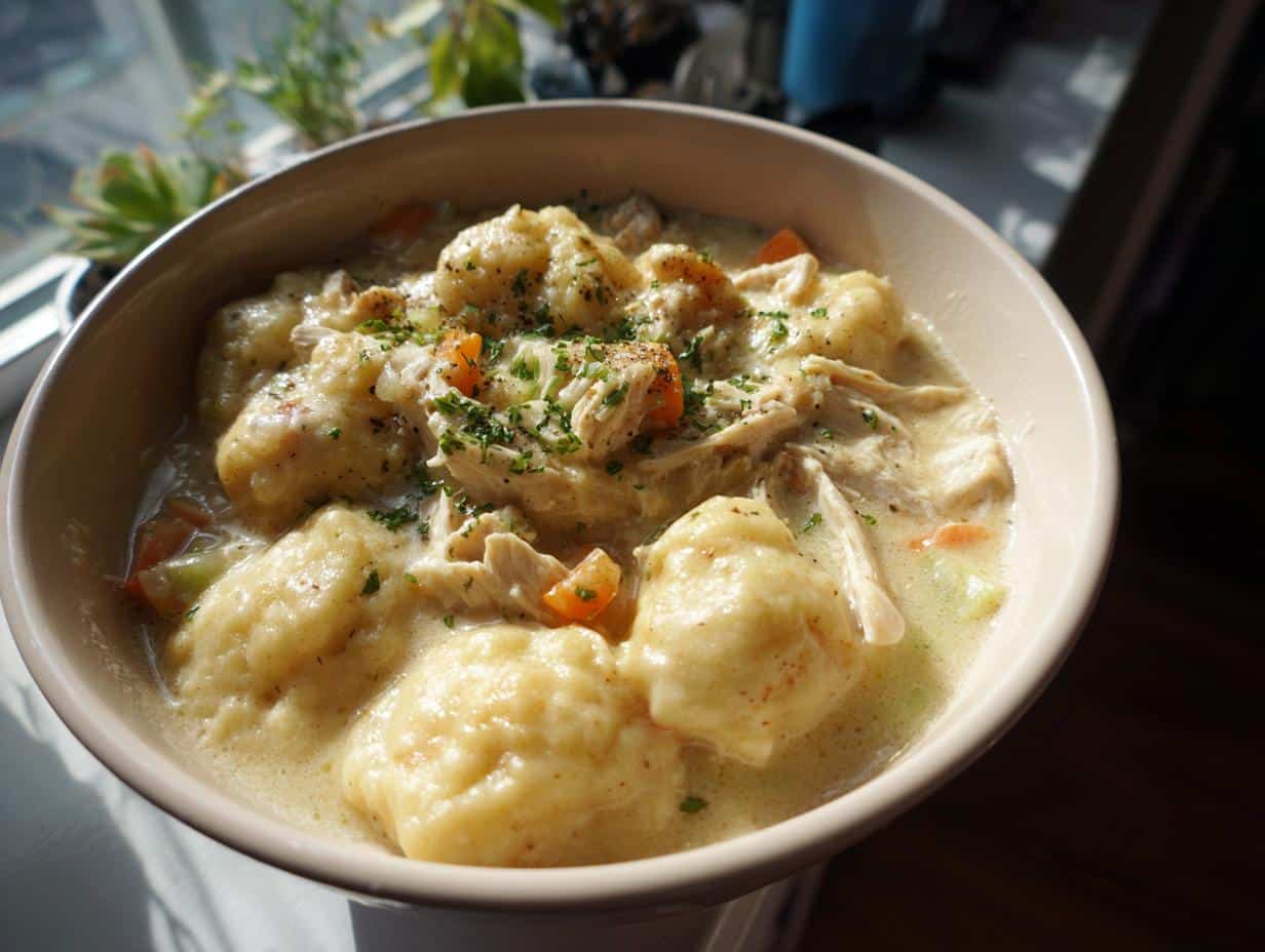 crockpot chicken and dumplings