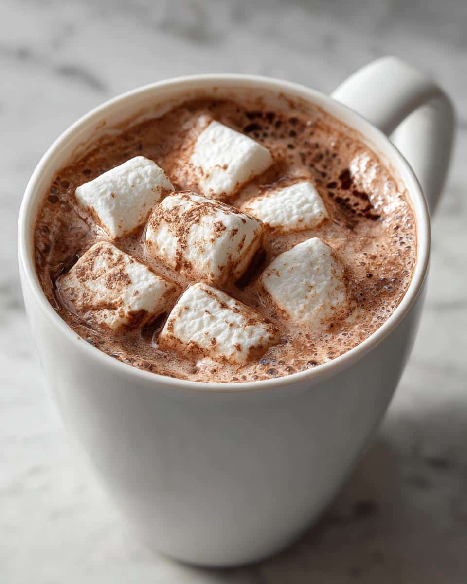 crockpot hot chocolate - detail 1