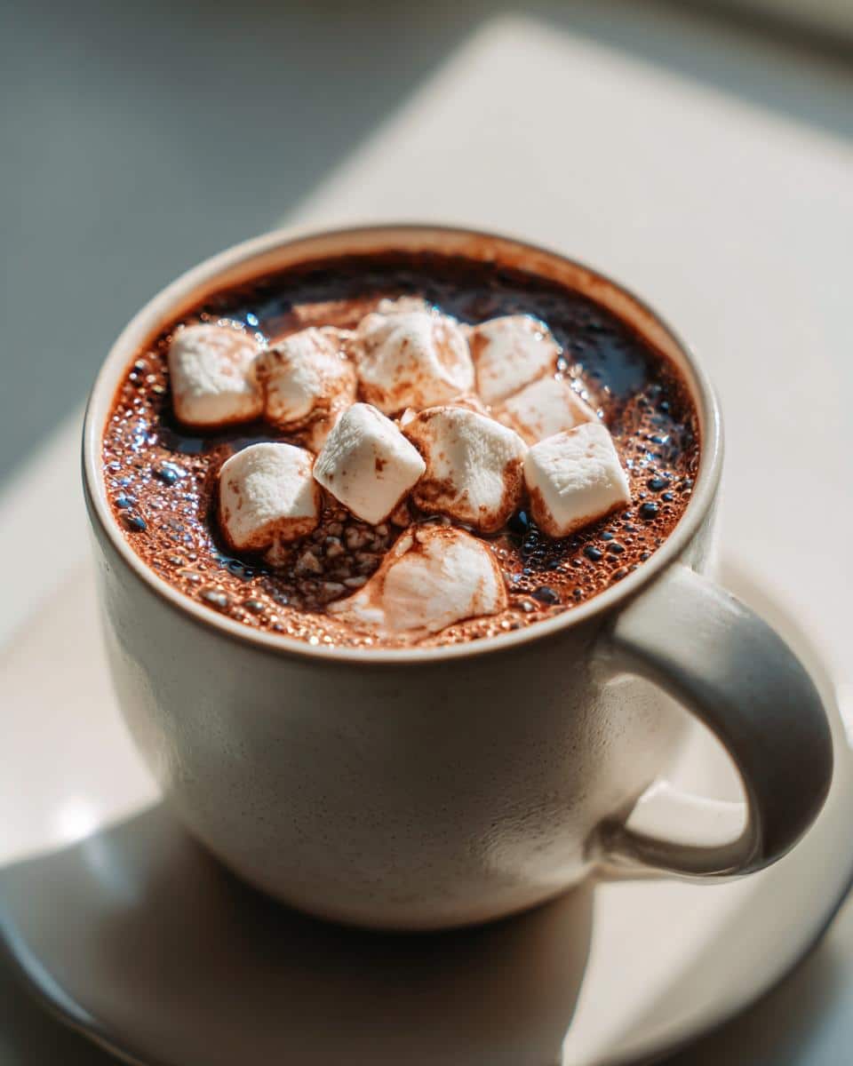 crockpot hot chocolate - detail 2