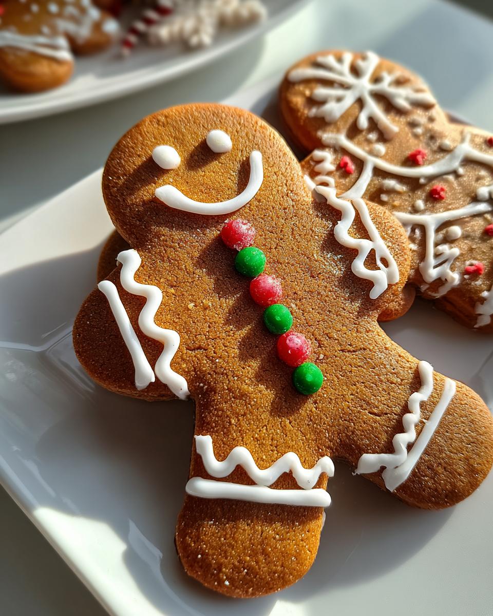 gingerbread man cookies - detail 2