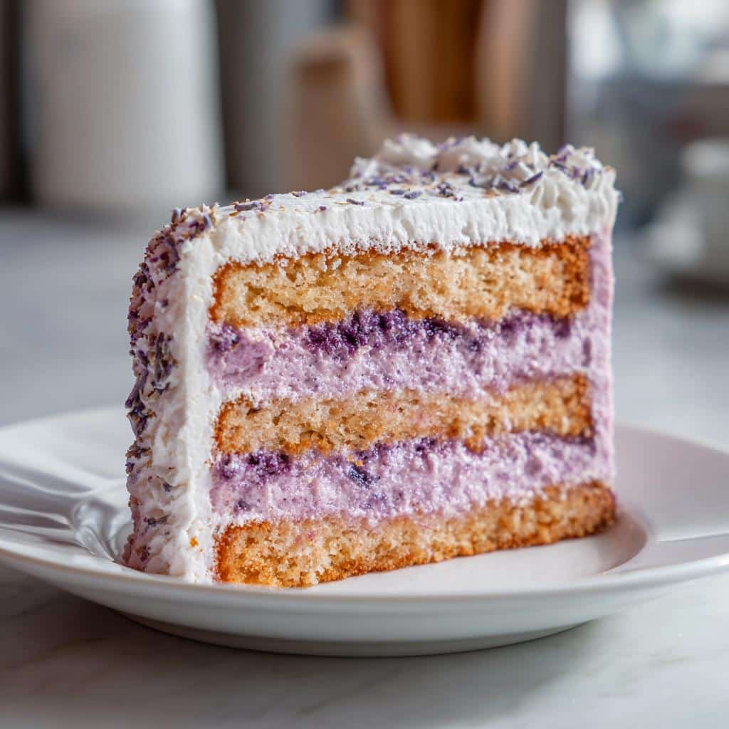 lavender cake - detail 2