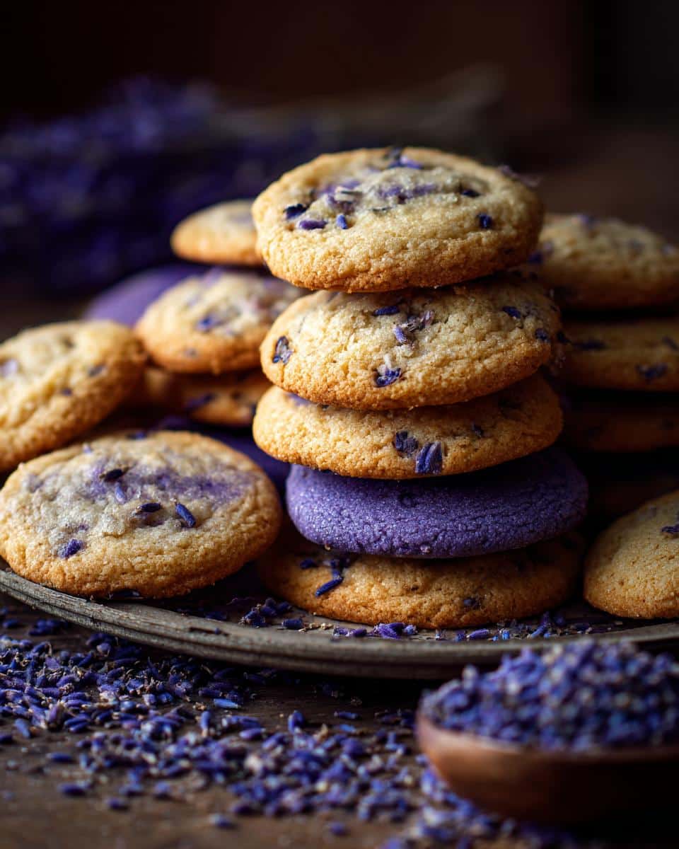 lavender cookies - detail 2