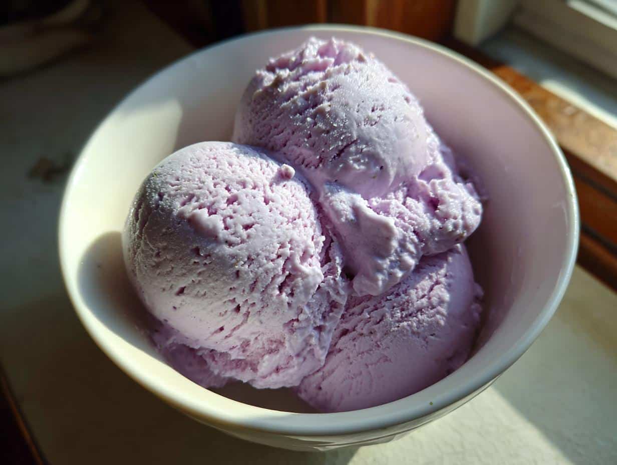 lavender ice cream