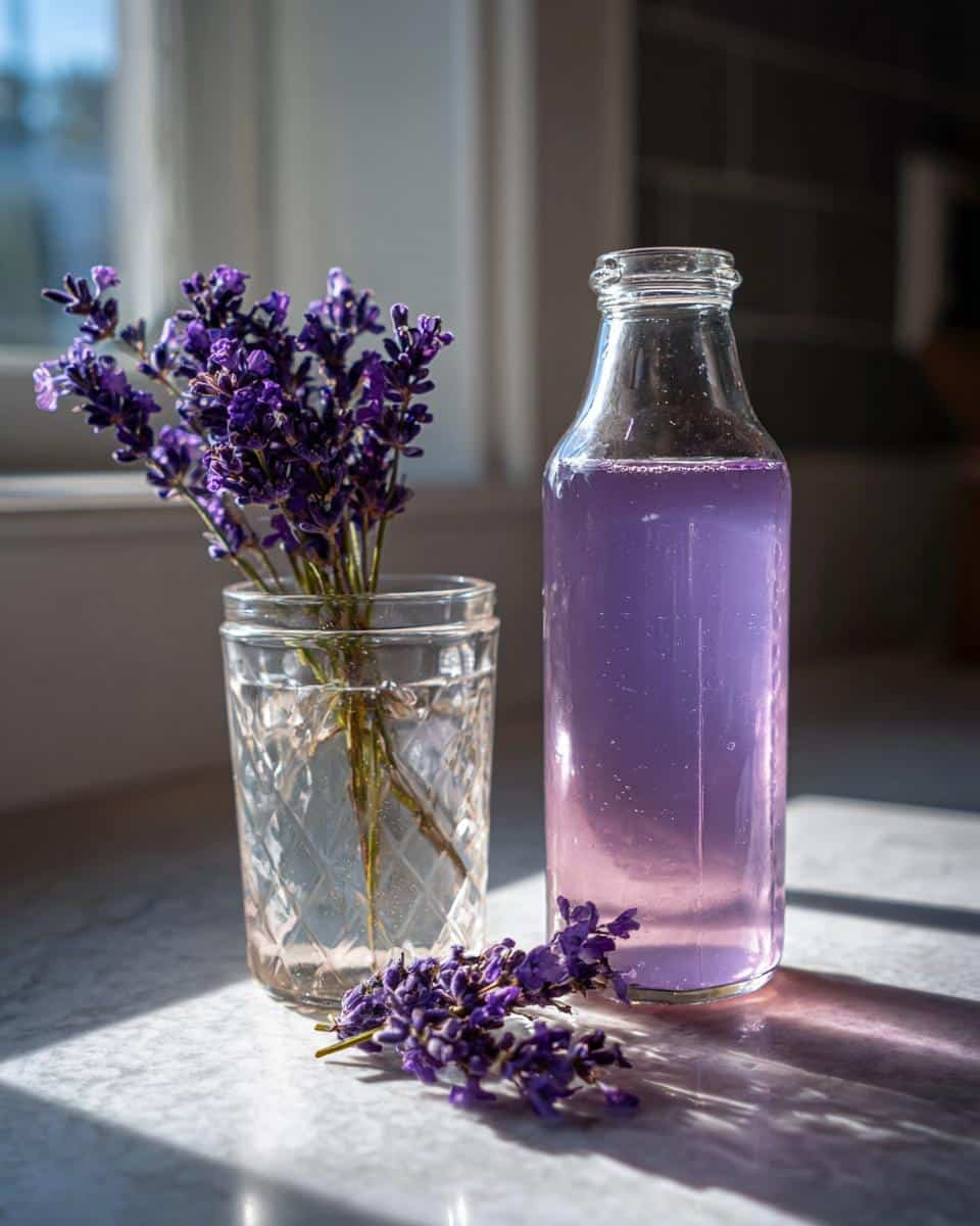 lavender syrup - detail 3