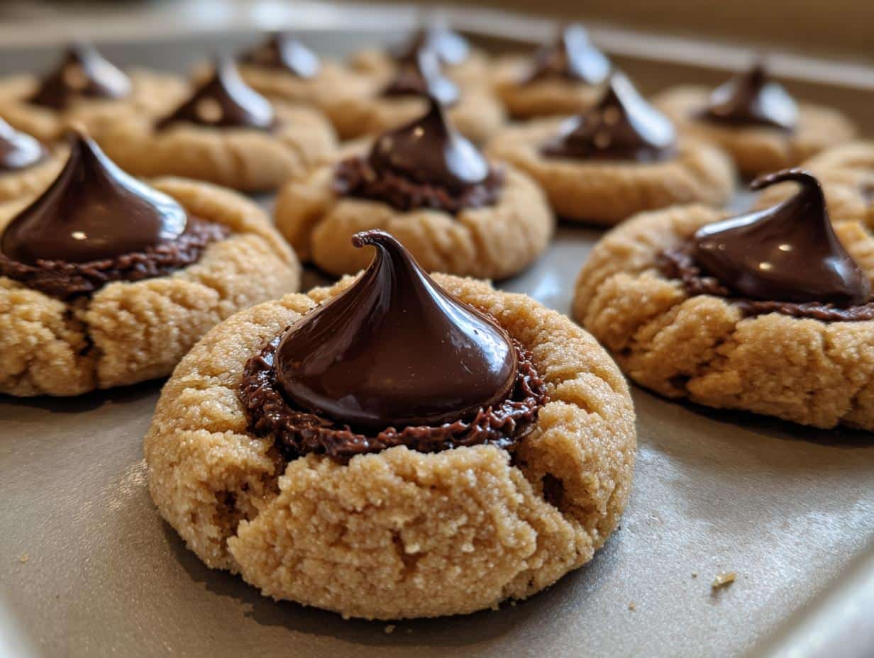 peanut butter blossom cookies