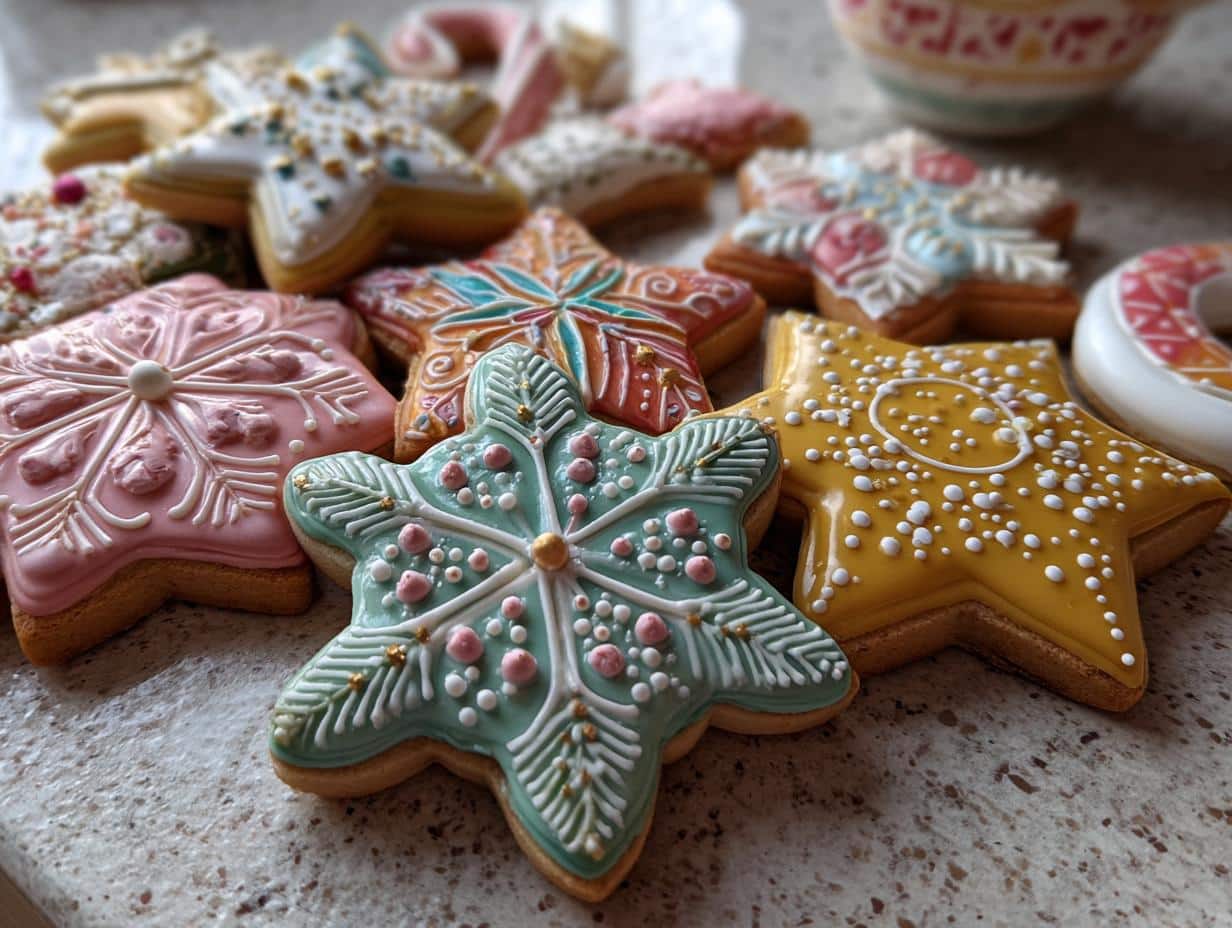 royal icing christmas cookies