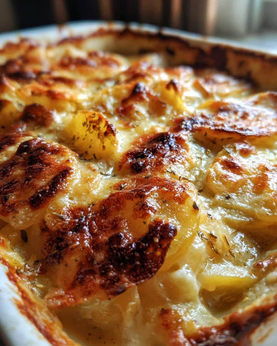 scalloped potatoes - detail 3