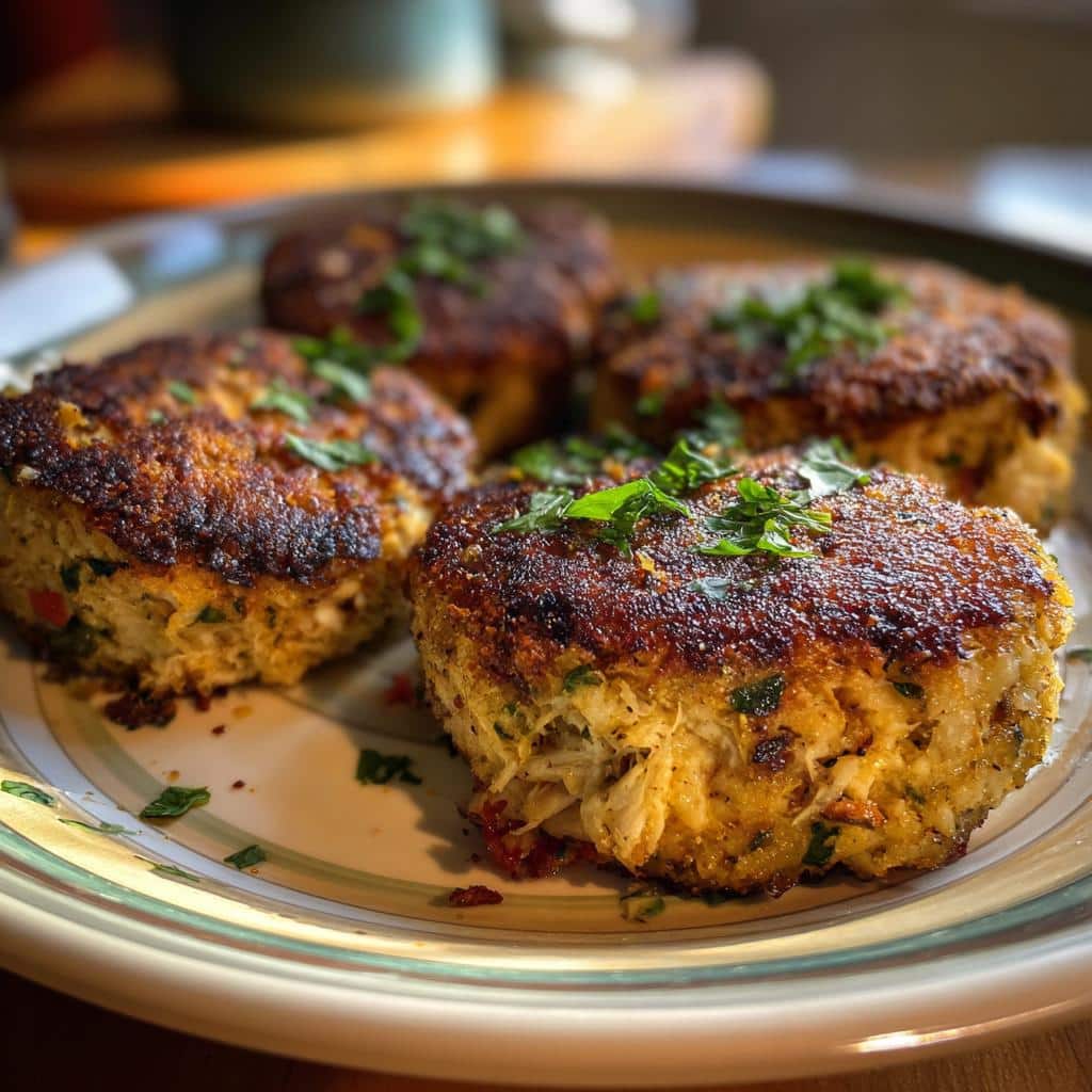 tuna cakes - detail 1