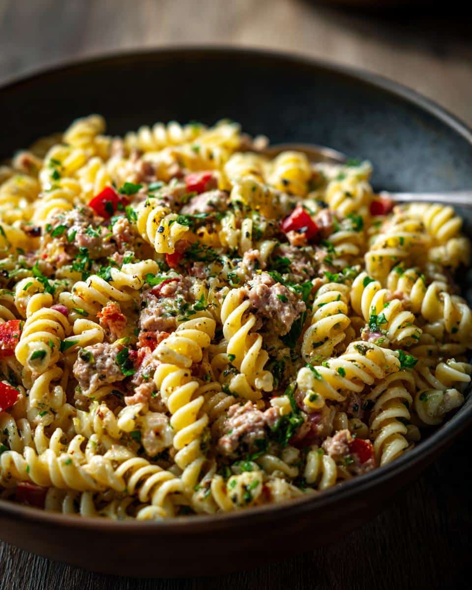 tuna pasta salad - detail 2