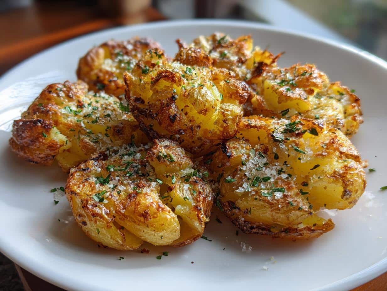 15-Min Crispy Smashed Potatoes - Featured