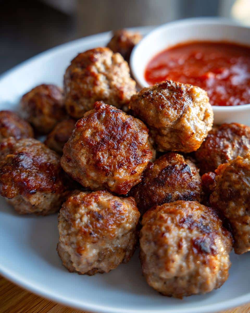 Air Fryer Meatballs - detail 2