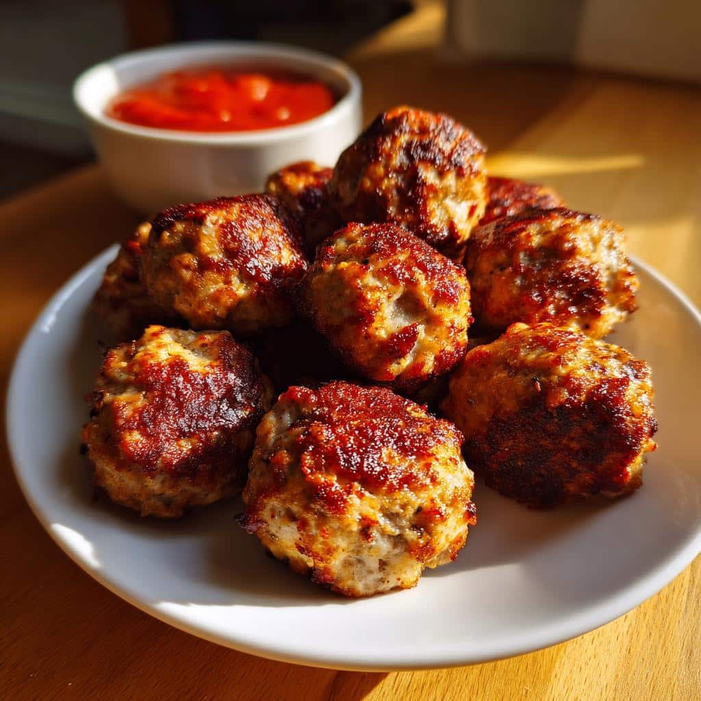 Air Fryer Meatballs - detail 3
