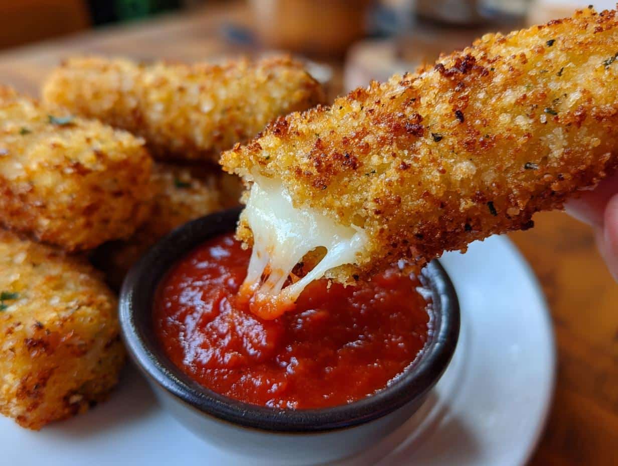 Air Fryer Mozzarella Sticks