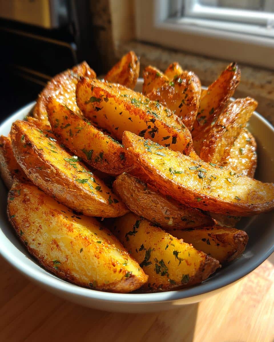 Air Fryer Potato Wedges - detail 2
