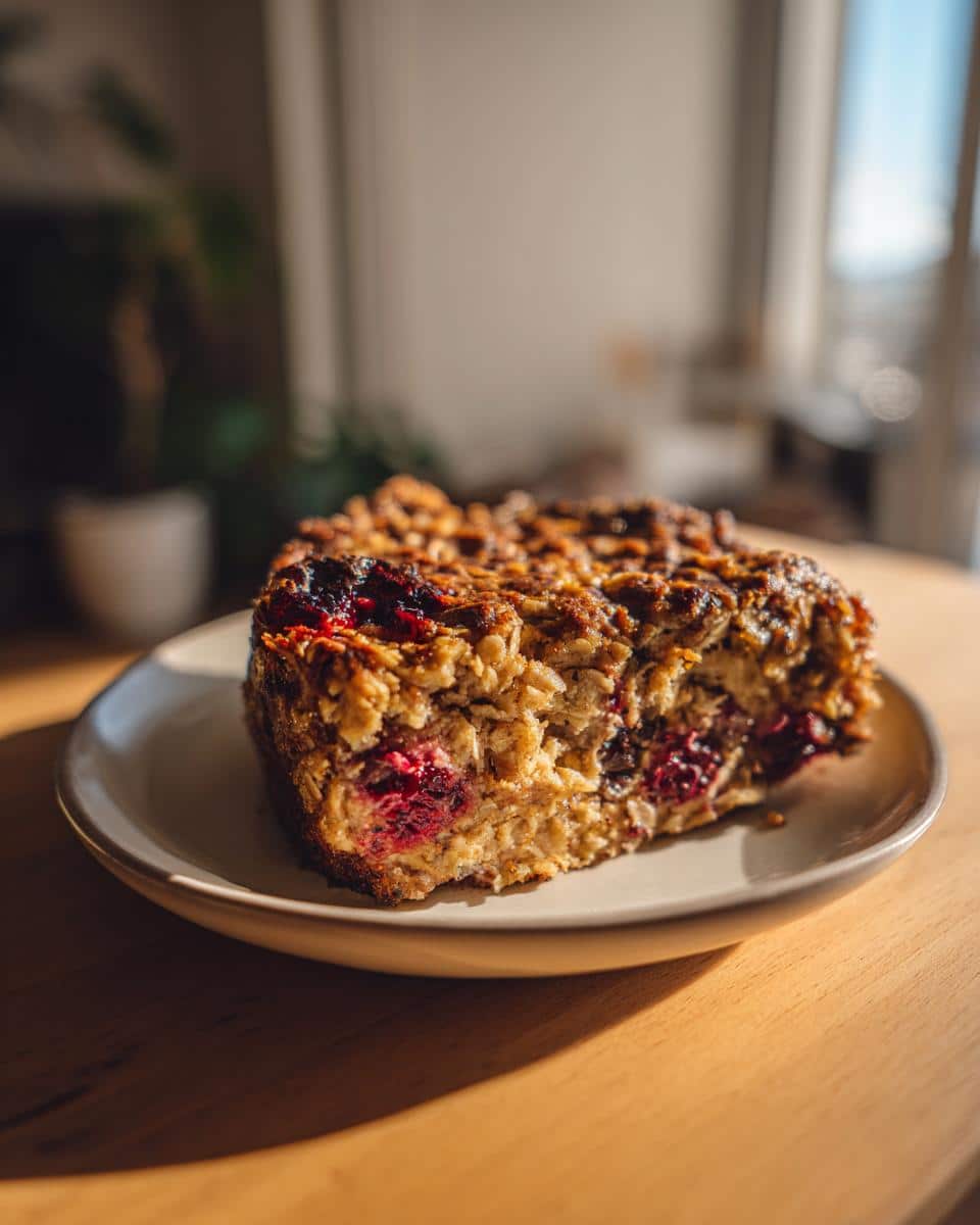 Baked Oatmeal Cake - Other 3