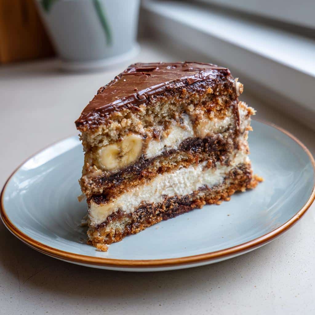 Banana Chocolate Cake - detail 2