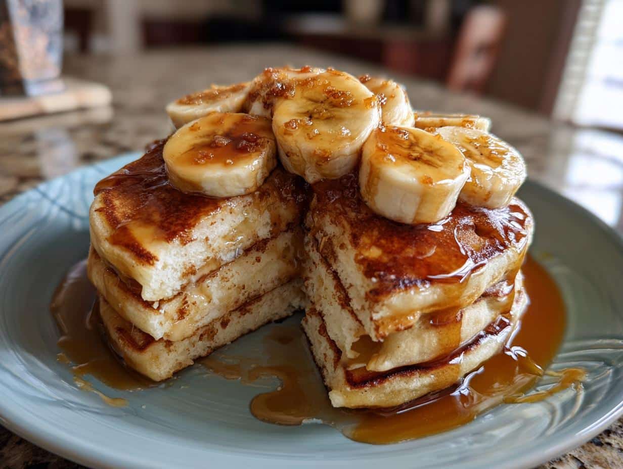 Bananas Foster Pancakes