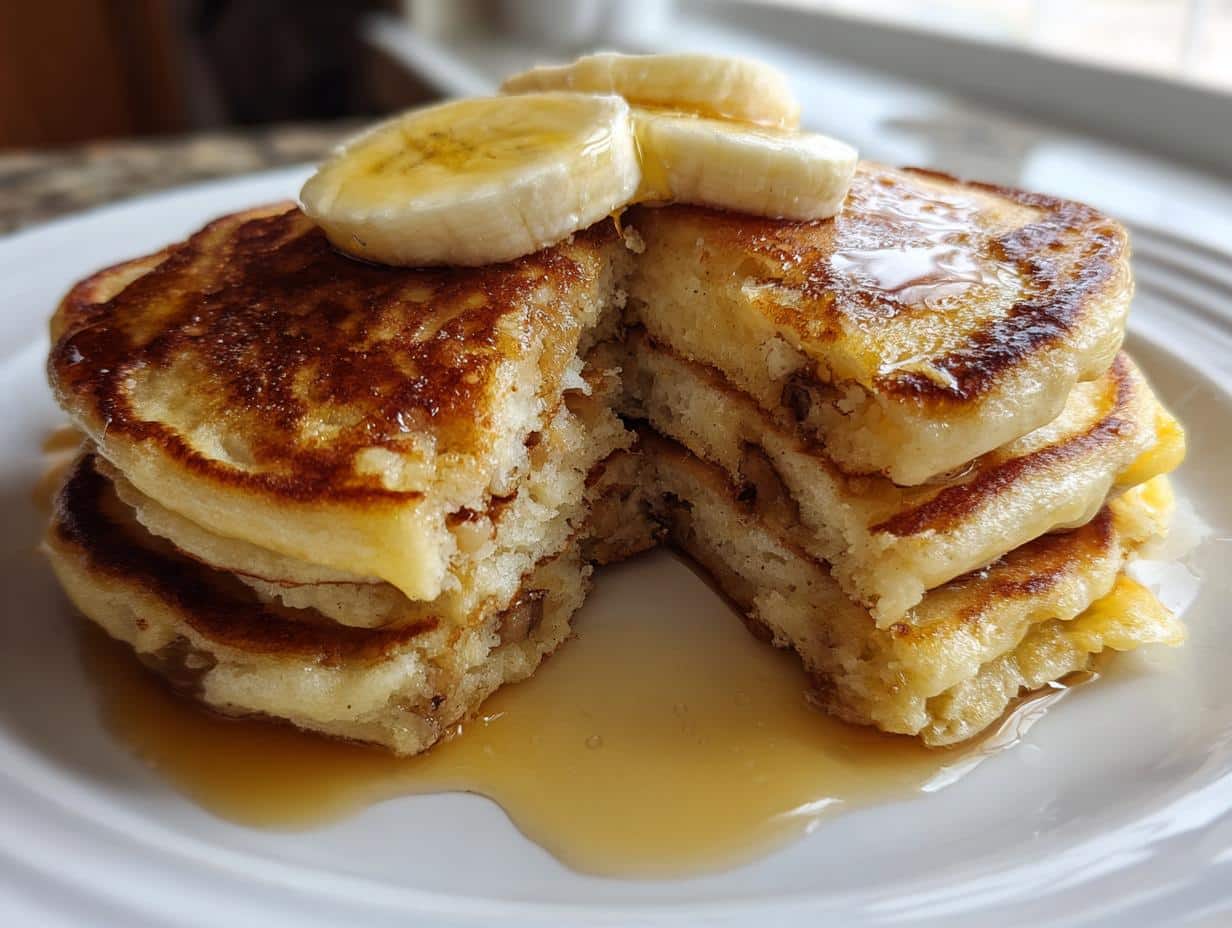 Buttermilk Banana Pancakes