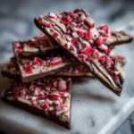 Candy Cane Chocolate Bark - Tasty