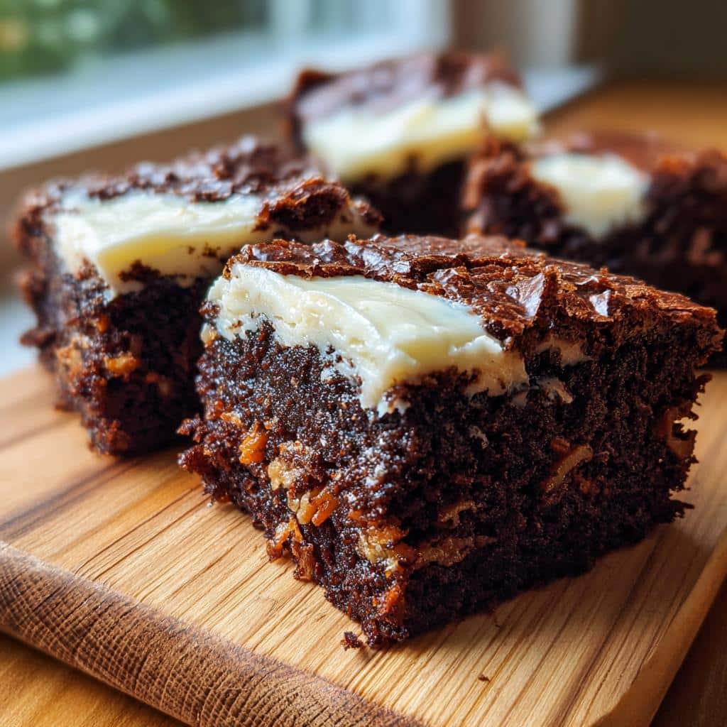 Carrot Brownies - detail 2
