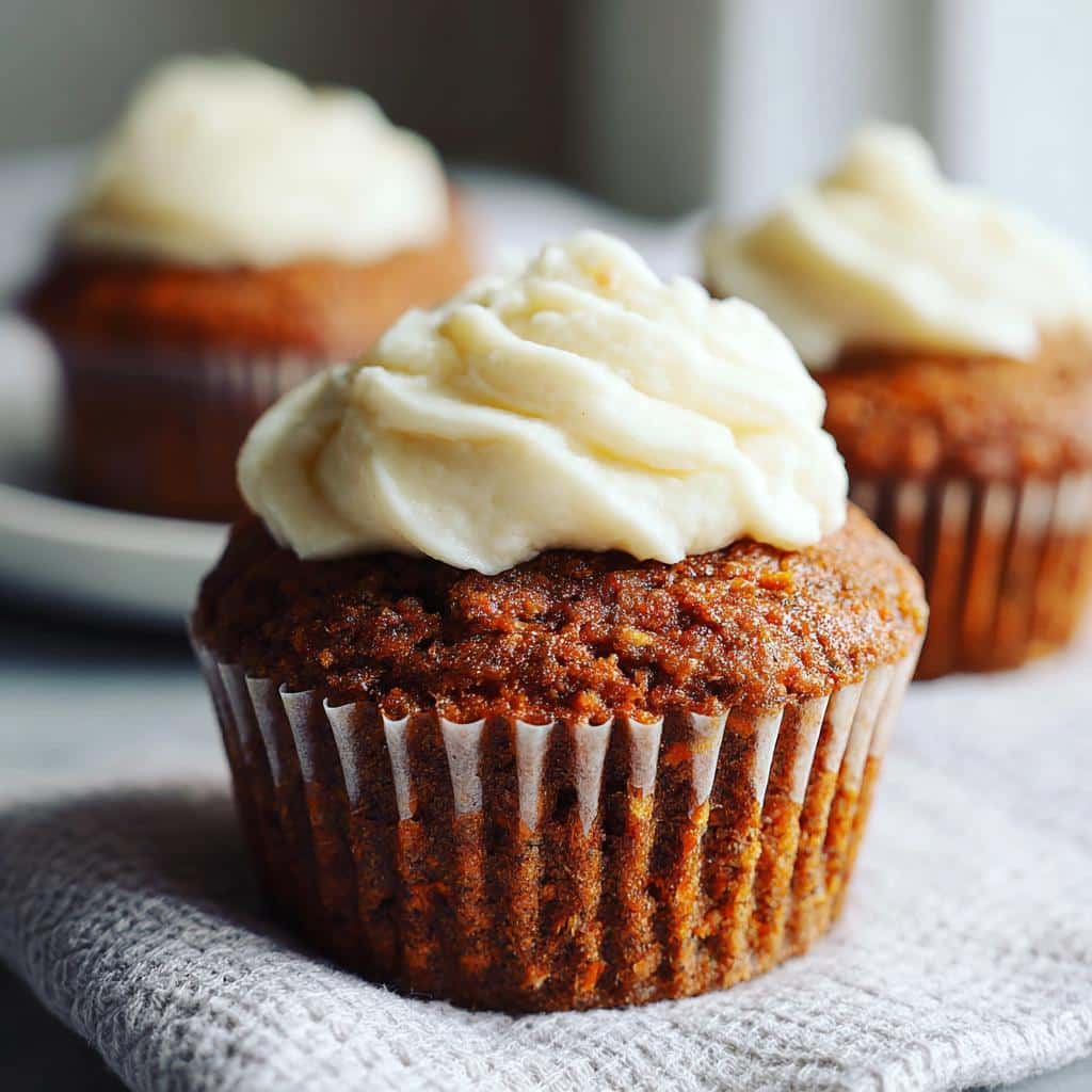 Carrot Cake Cupcakes - detail 2