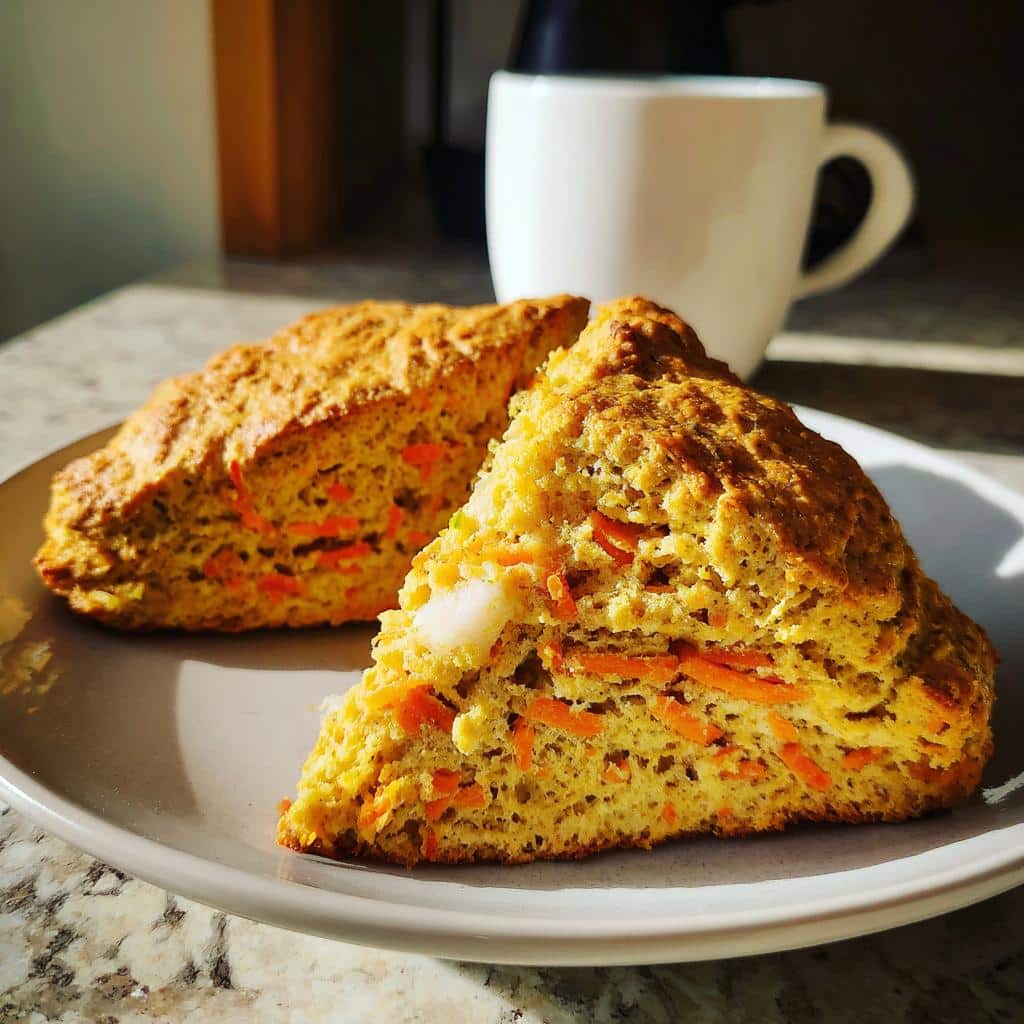 Carrot Spice Scones - detail 1