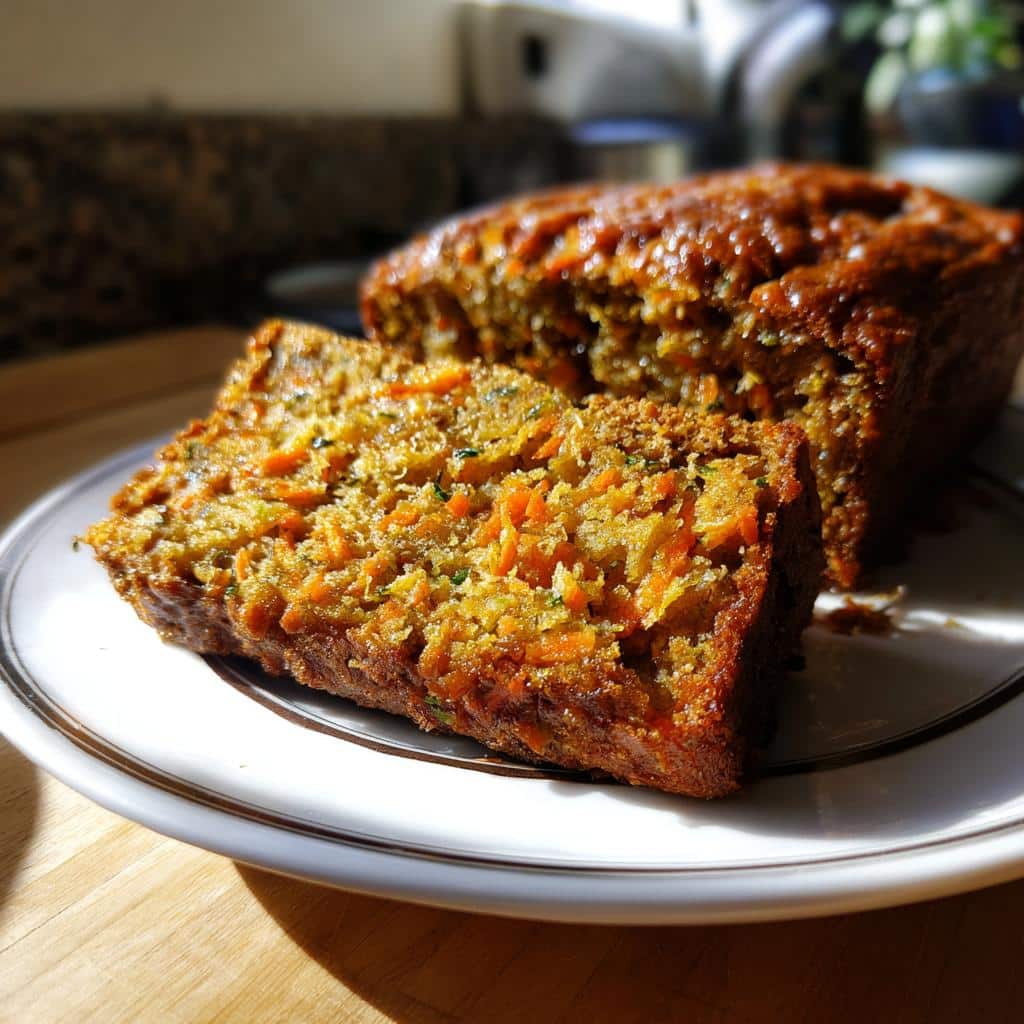 Carrot Zucchini Bread - detail 1