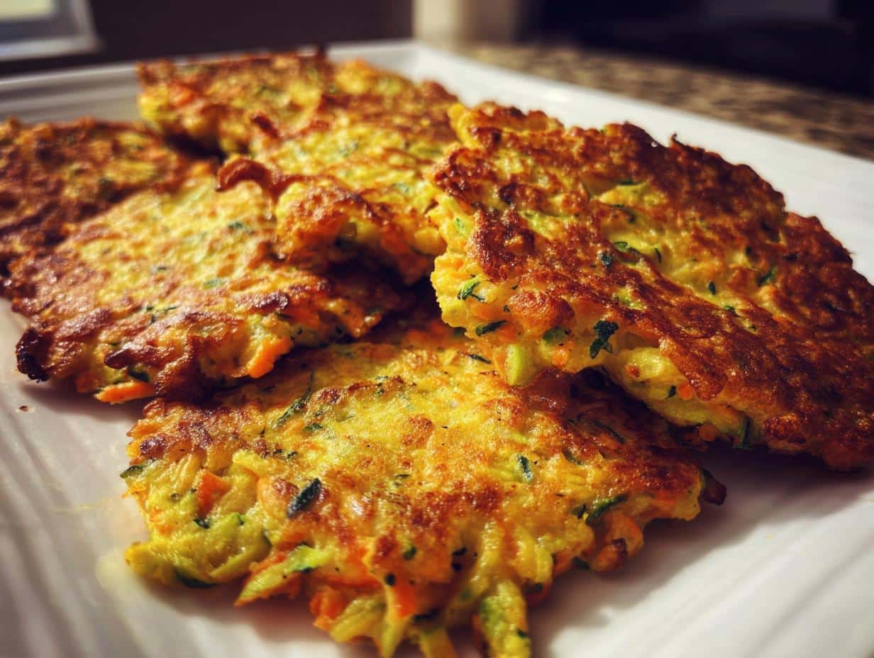 Carrot Zucchini Fritters