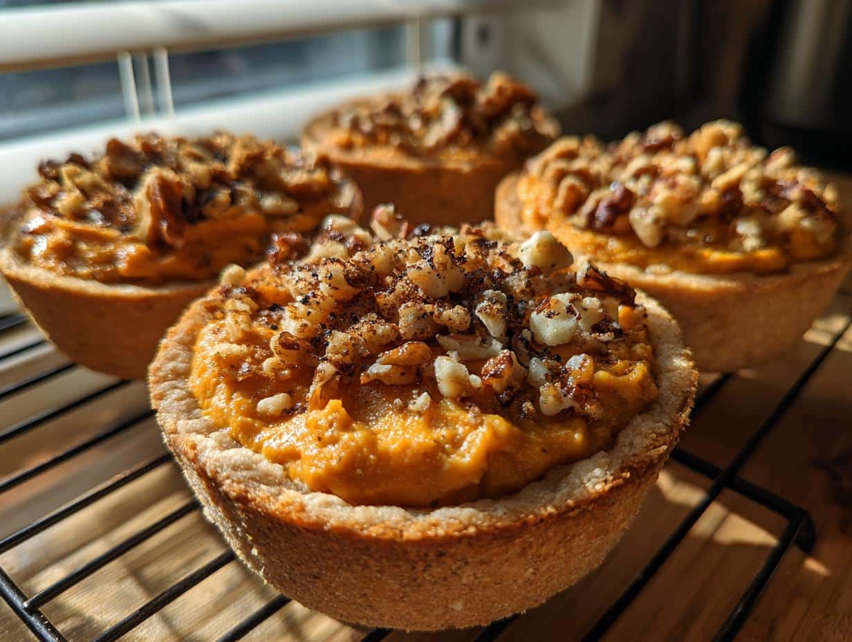 Cheese & Cracker Pumpkin Pies - Featured