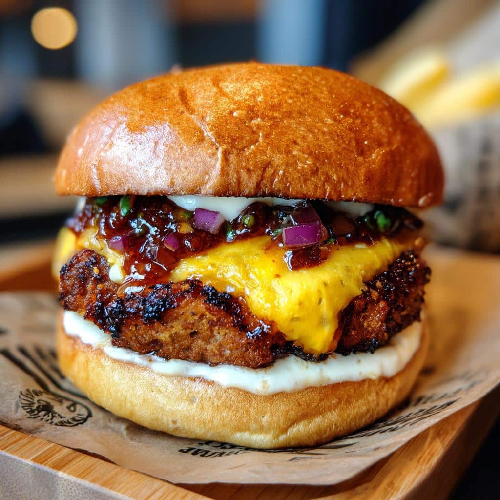 Chicken Parmesan Burgers - detail 2