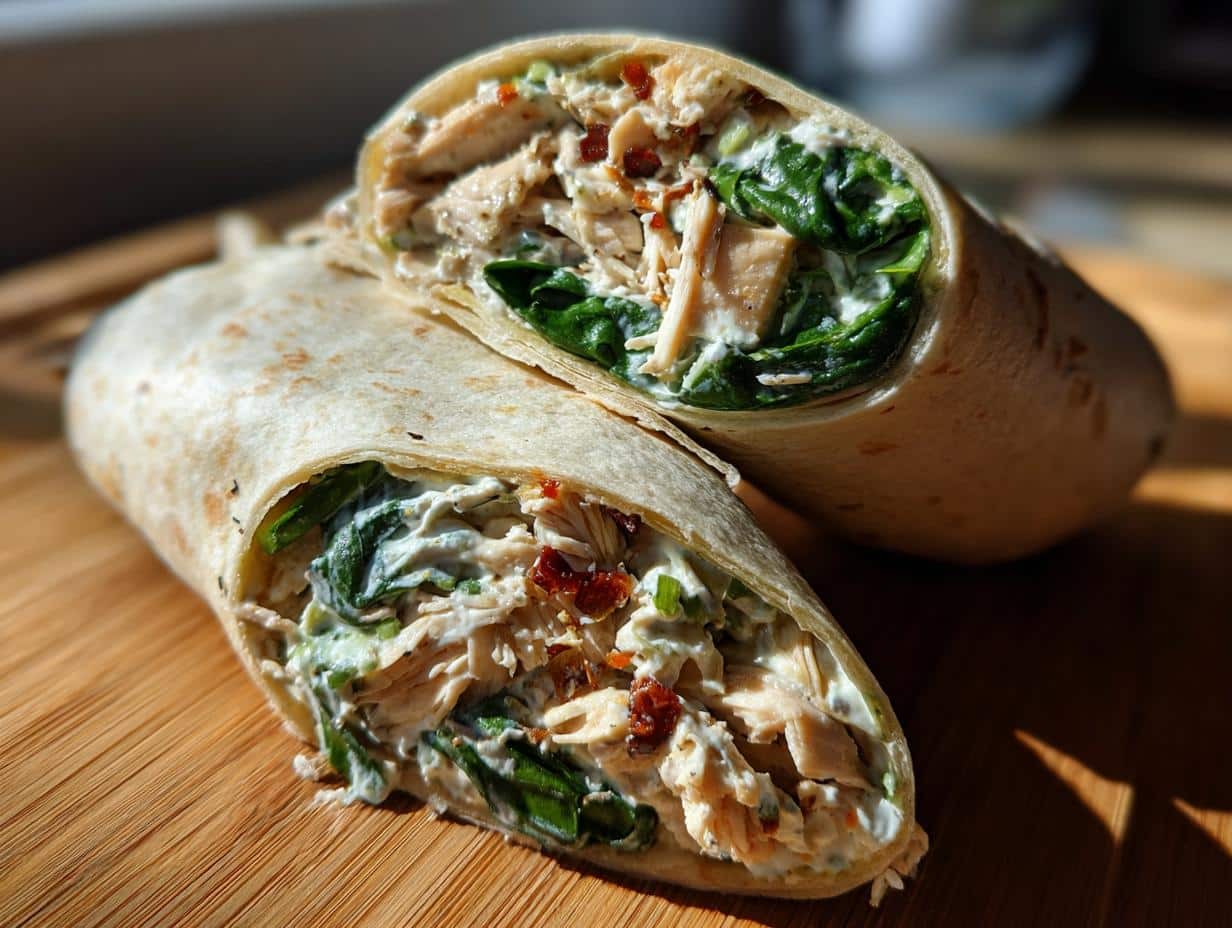 Chicken Spinach Wrap