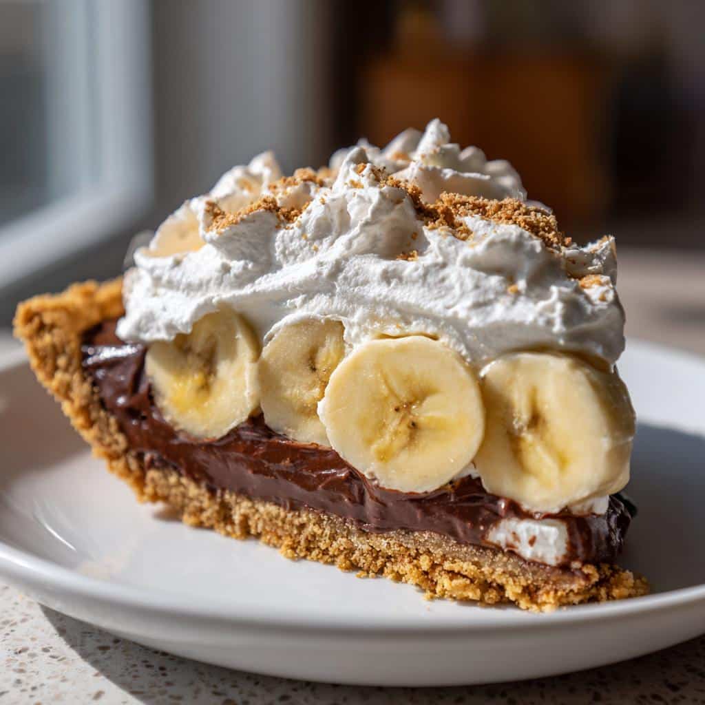 Chocolate Banana Cream Pie - detail 1