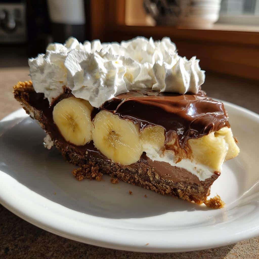 Chocolate Banana Cream Pie - detail 2