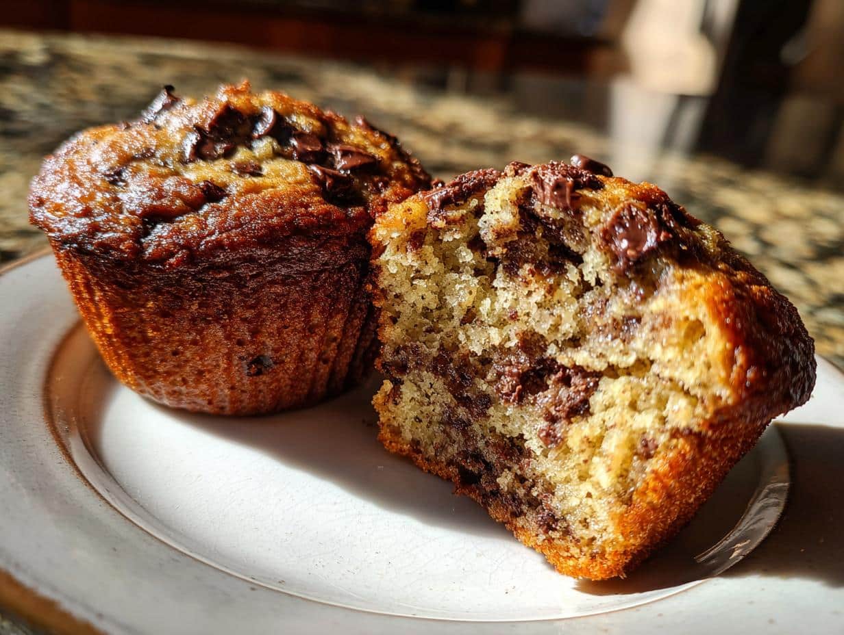 Chocolate Chip Banana Muffins